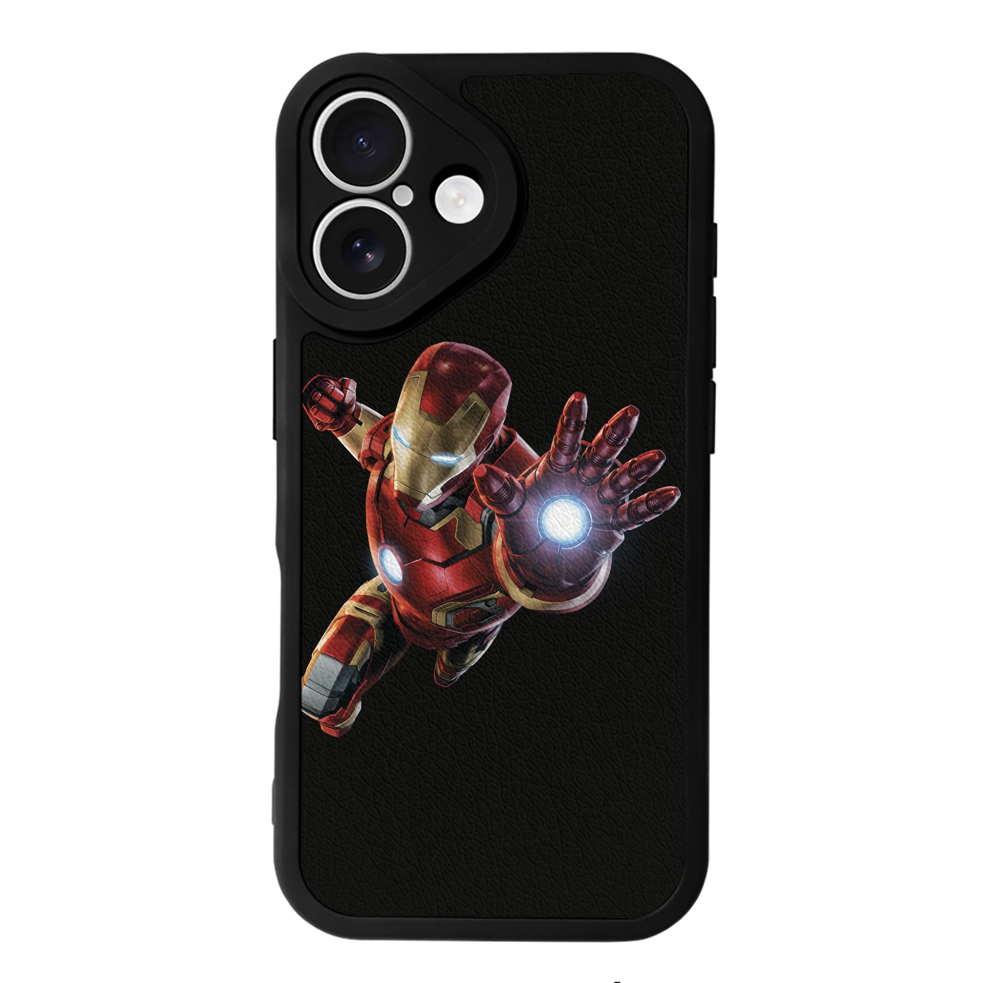（画像用） アベンジャーズ The Avengers 【iPhone 16シリーズ対応】シリコンスマホケース（レザー調） 材質：シリコン